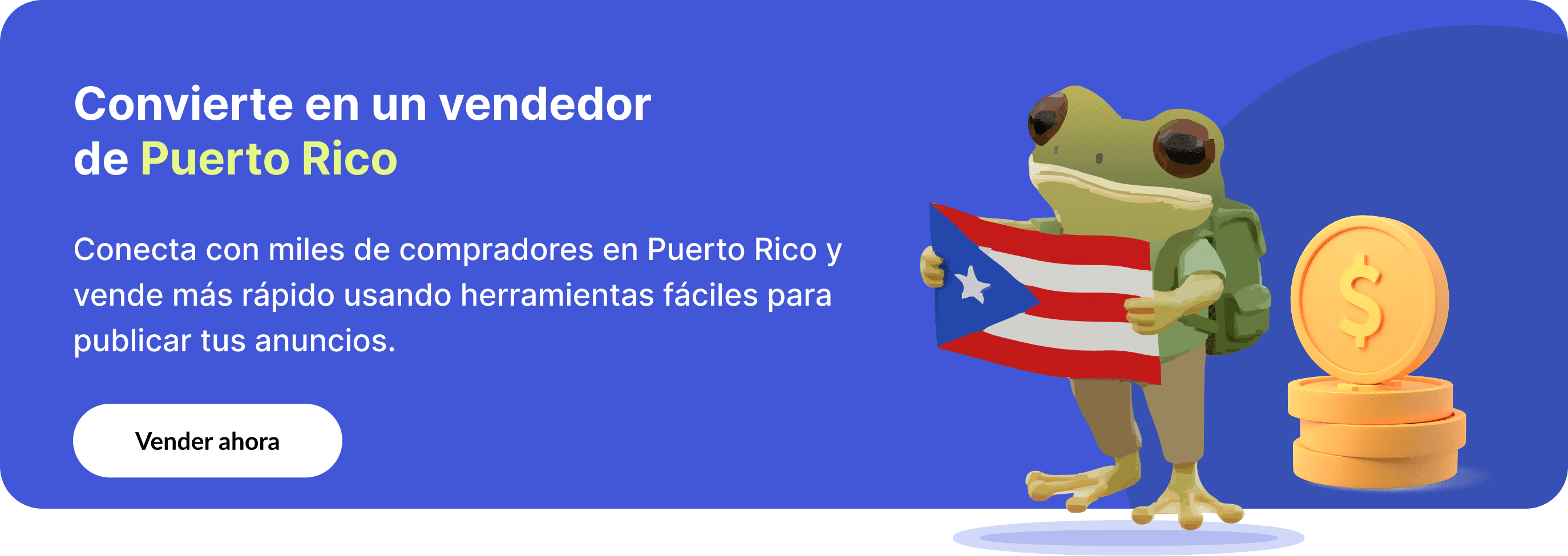Conviértete en un vendedor de Puerto Rico